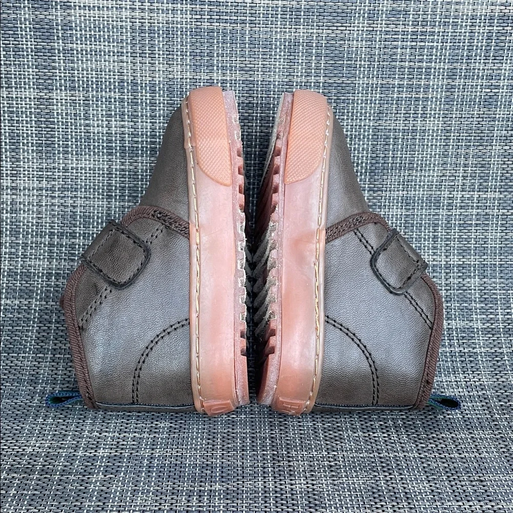 Polo by Ralph Lauren Brown Chocolate Chett-EZ Leather Strap Boots infant shoes 4